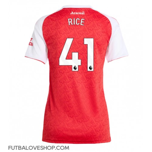 Dres Arsenal Declan Rice #41 Domáci pre Ženy 2025-26 Krátky Rukáv Dres Arsenal Declan Rice #41 Domáci pre Ženy 2025-26 Krátky Rukáv